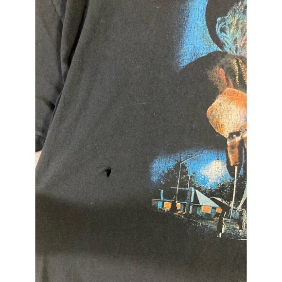 A Nightmare On Elm Street Freddy Krueger T-Shirt 2XL Black Graphic Print Men's - Picture 8 of 8